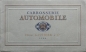 Preview: Gauthier Automobiles Modelprogram 1919 Carbrochure (7916)